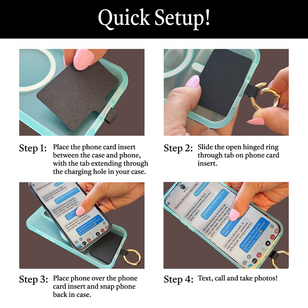 ONLINE EXCLUSIVE Save the girls Zip & Clip phone RFID Strap