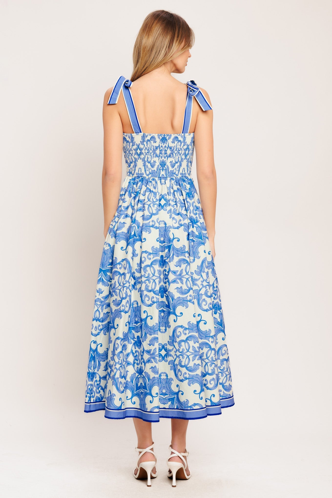 ONLINE EXCLUSIVE - Azure grace midi dress