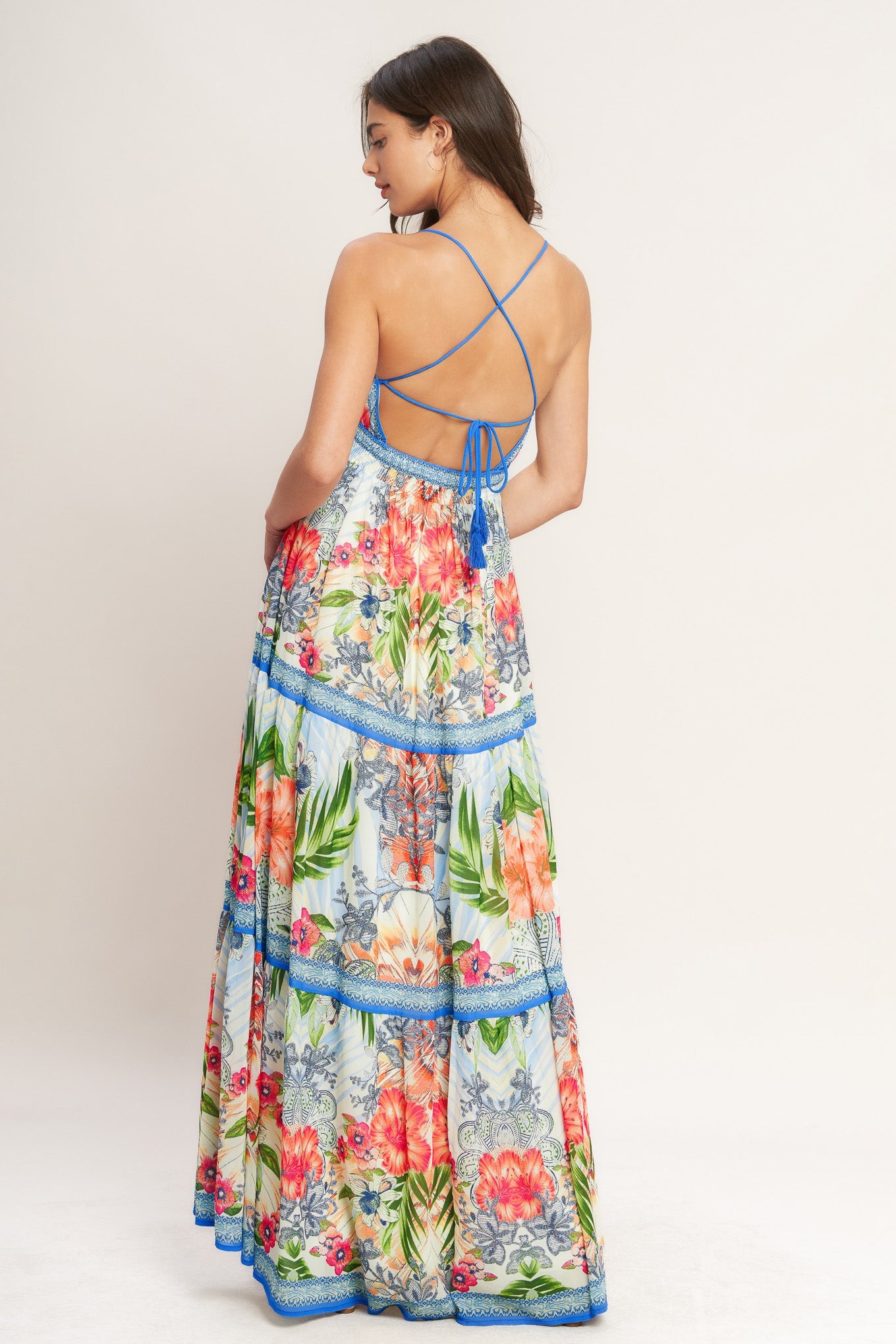 ONLINE EXCLUSIVE - Garden muse woven maxi dress