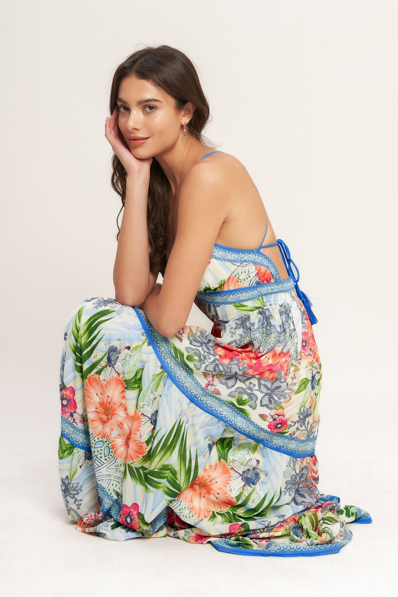 ONLINE EXCLUSIVE - Garden muse woven maxi dress