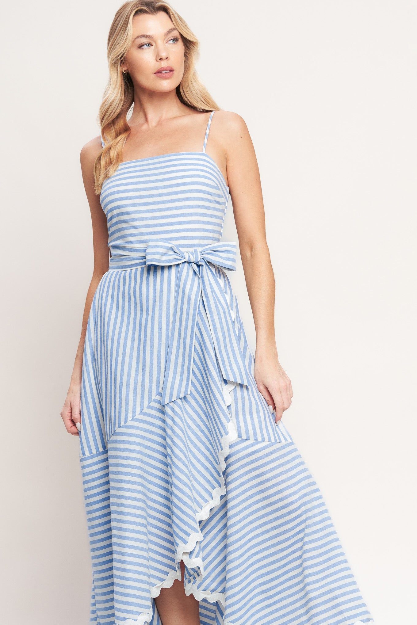 ONLINE EXCLUSIVE - Coastal walk woven midi dress