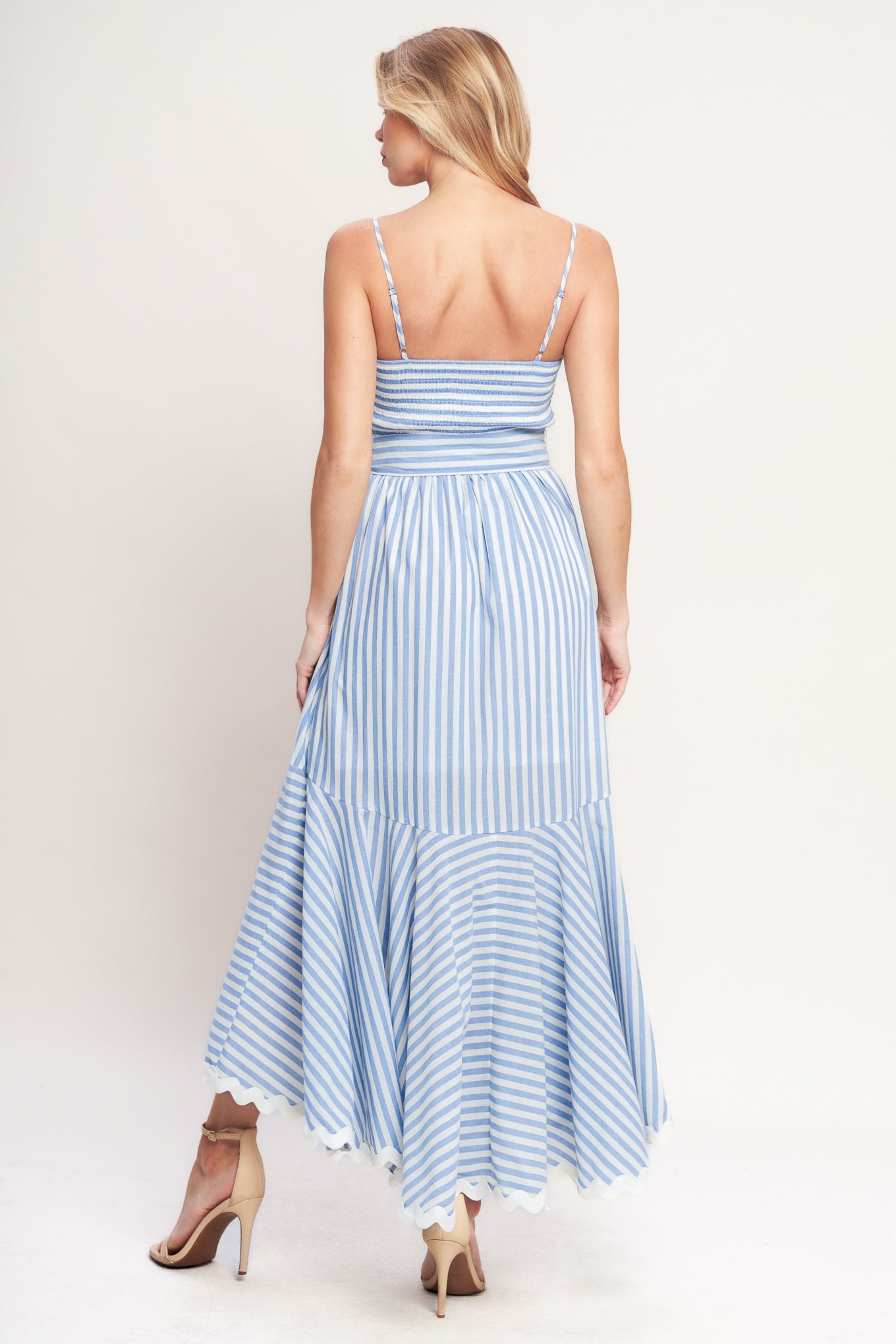 ONLINE EXCLUSIVE - Coastal walk woven midi dress
