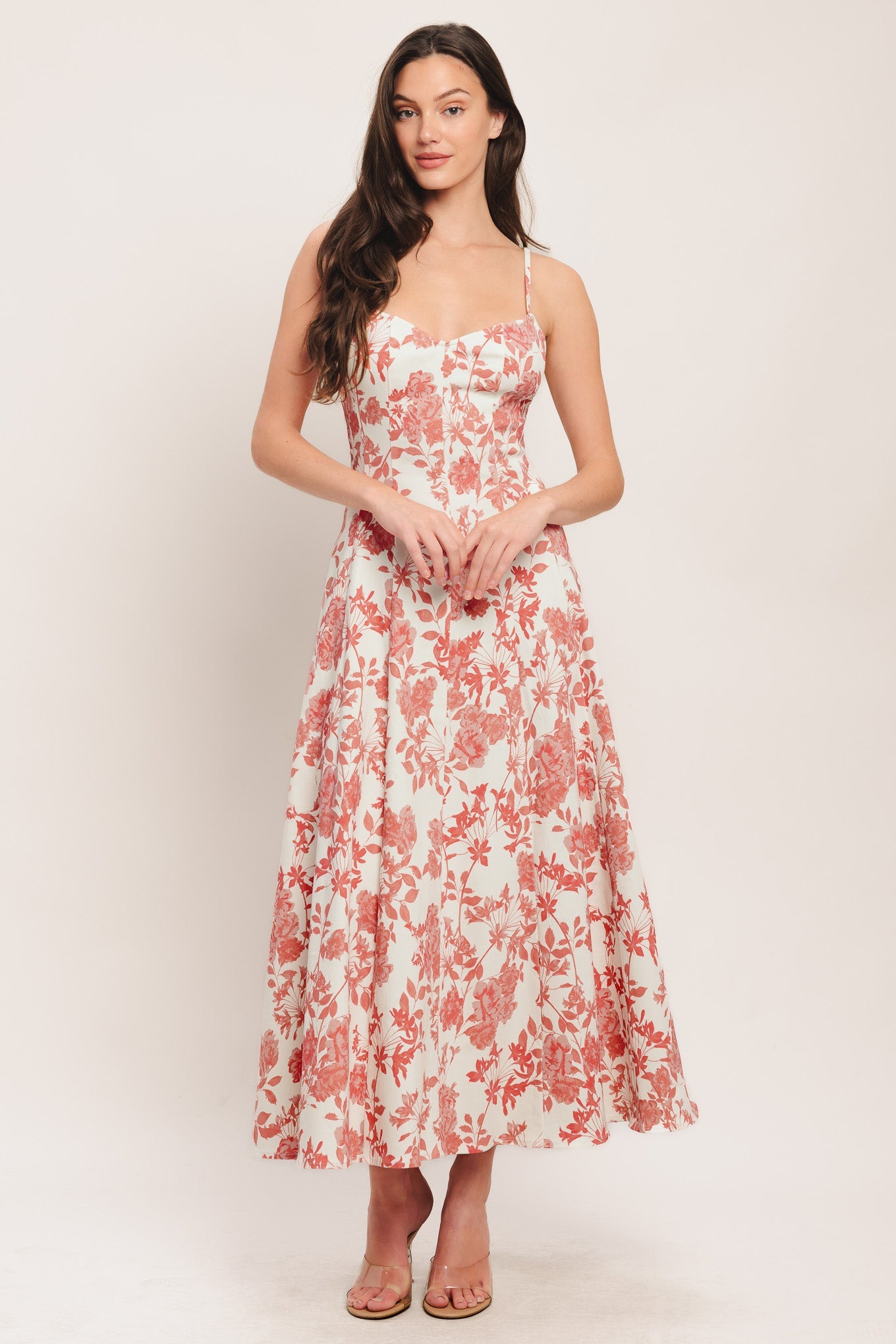 ONLINE EXCLUSIVE - Floral haze midi dress
