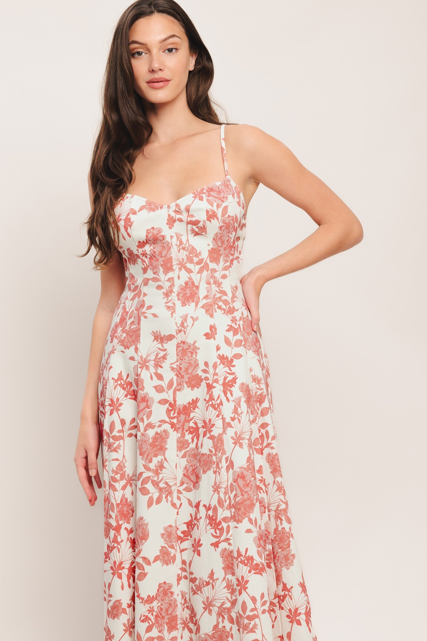 ONLINE EXCLUSIVE - Floral haze midi dress
