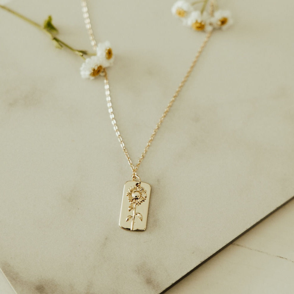 ONLINE EXCLUSIVE - Sunflower necklace