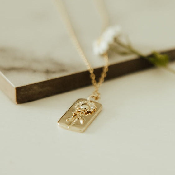 ONLINE EXCLUSIVE - Sunflower necklace