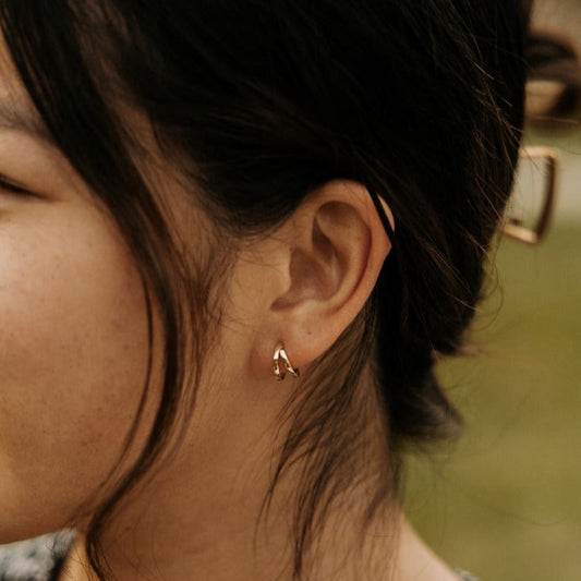 ONLINE EXCLUSIVE Sadie Double Band Hoops