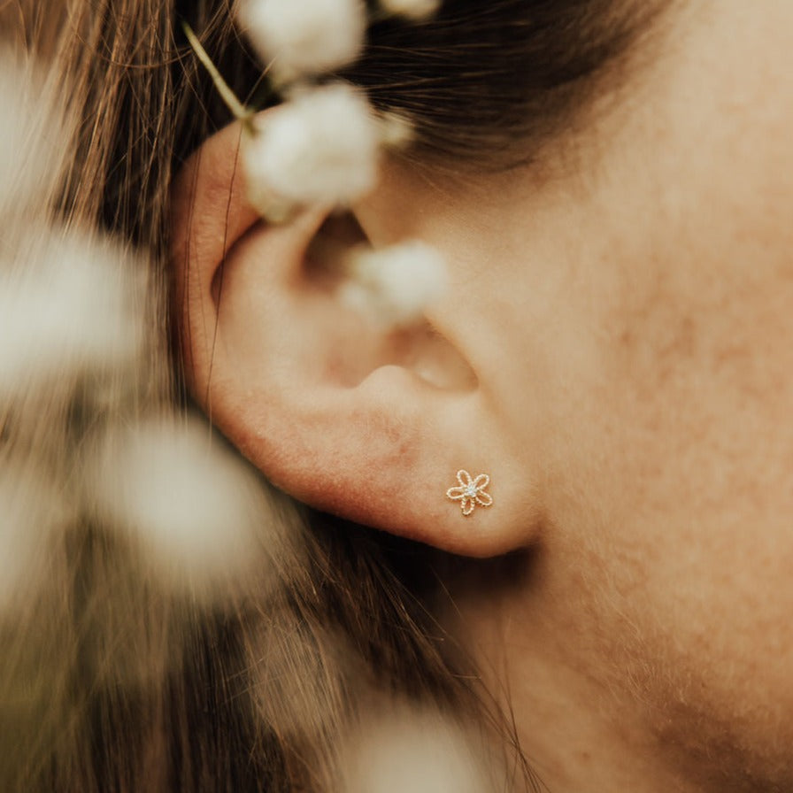 ONLINE EXCLUSIVE - Flower mini studs