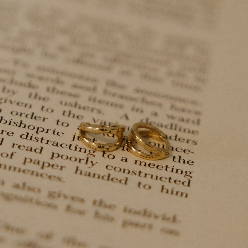 ONLINE EXCLUSIVE Sadie Double Band Hoops