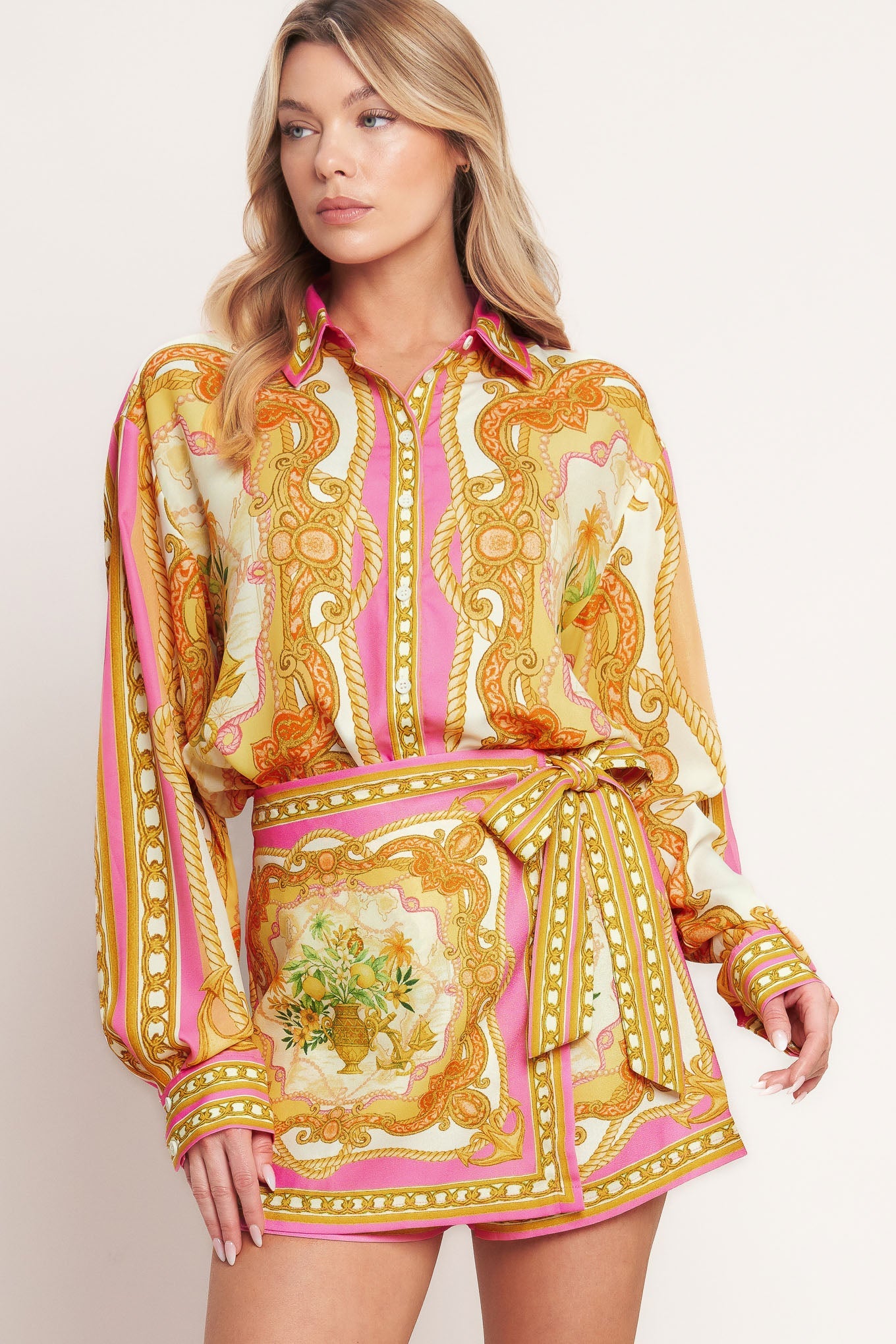 ONLINE EXCLUSIVE - Vintage heiress woven skort