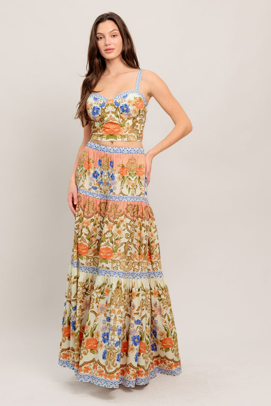 ONLINE EXCLUSIVE - Sweet meadow memories top & skirt set