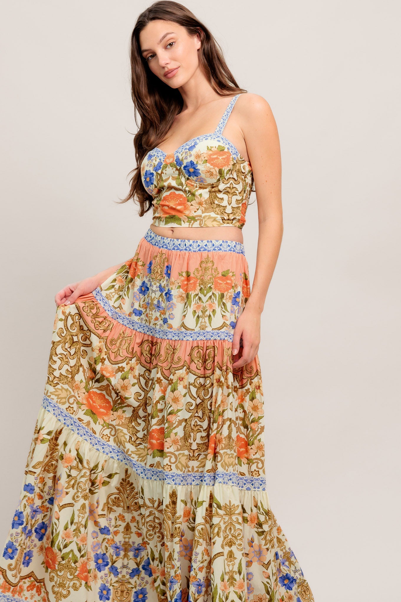 ONLINE EXCLUSIVE - Sweet meadow memories top & skirt set