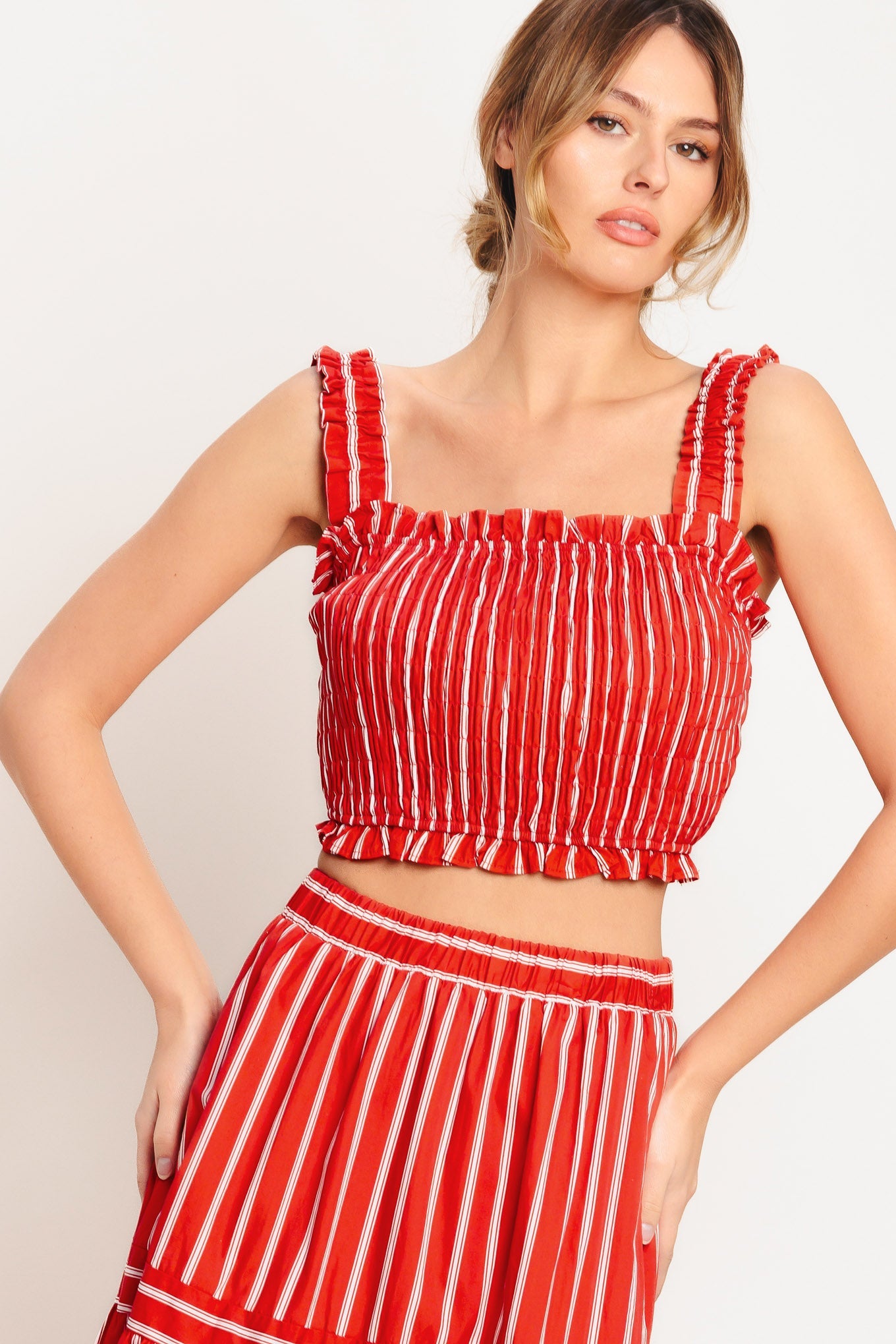 ONLINE EXCLUSIVE - Sunset stripe top