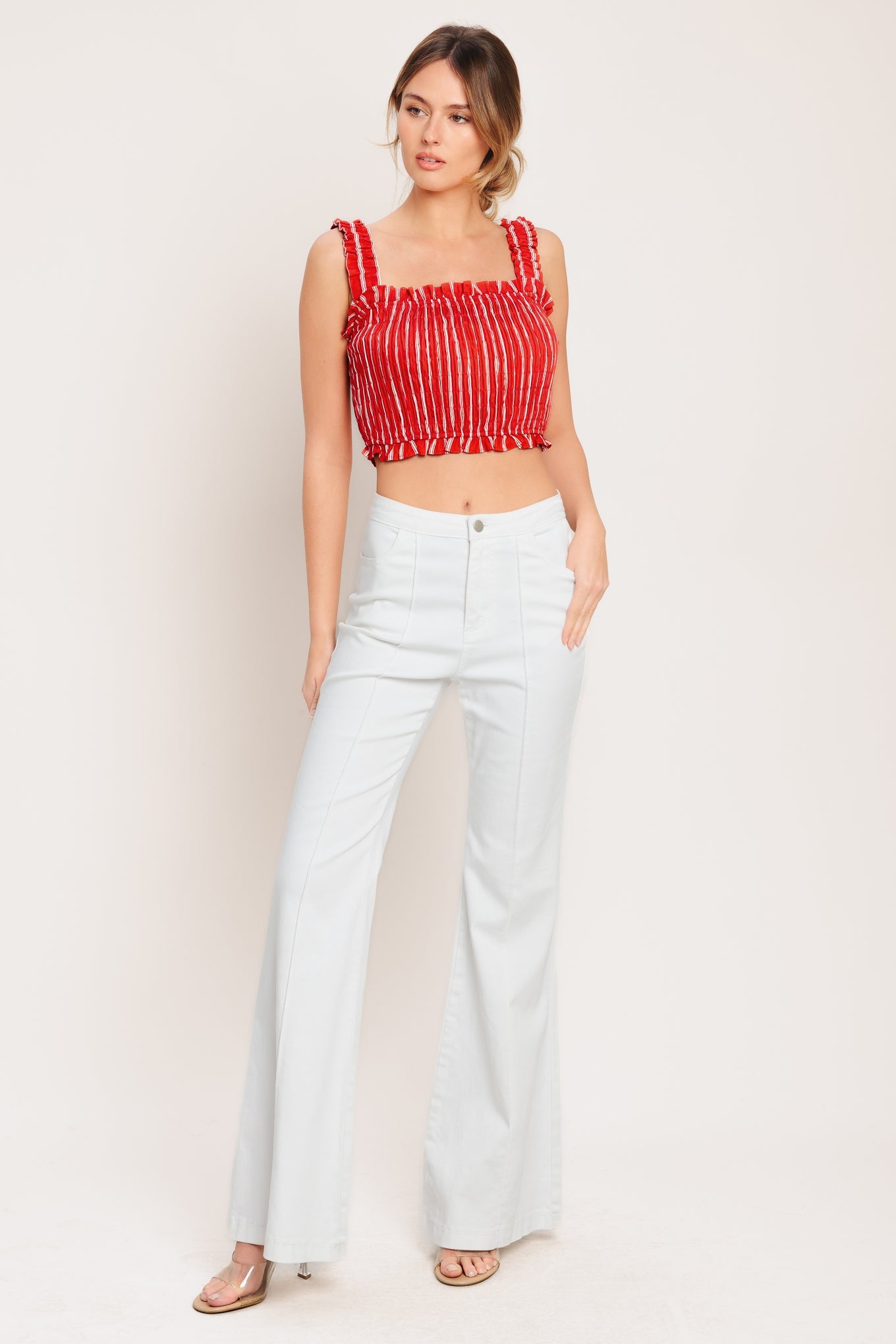 ONLINE EXCLUSIVE - Sunset stripe top