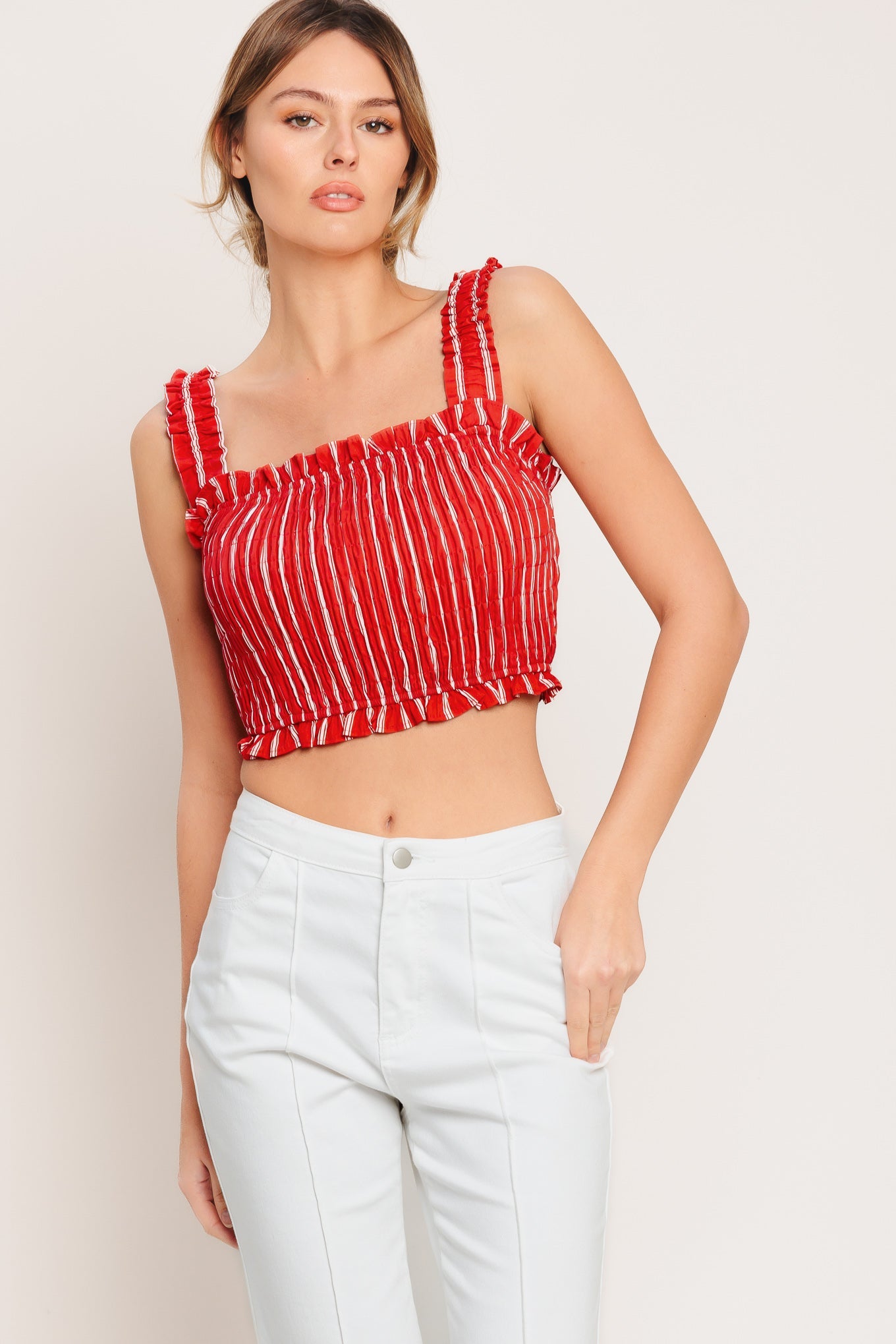 ONLINE EXCLUSIVE - Sunset stripe top