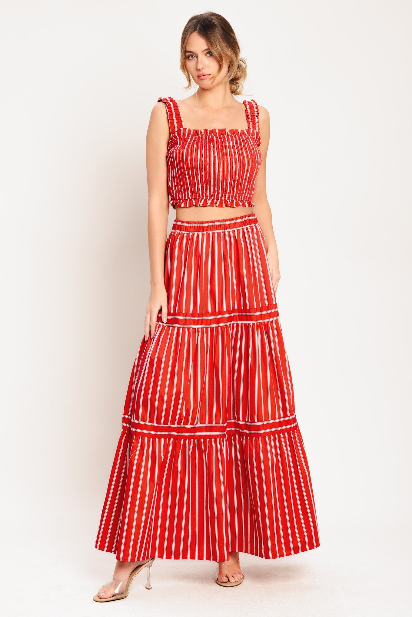 ONLINE EXCLUSIVE - Sunset stripe top