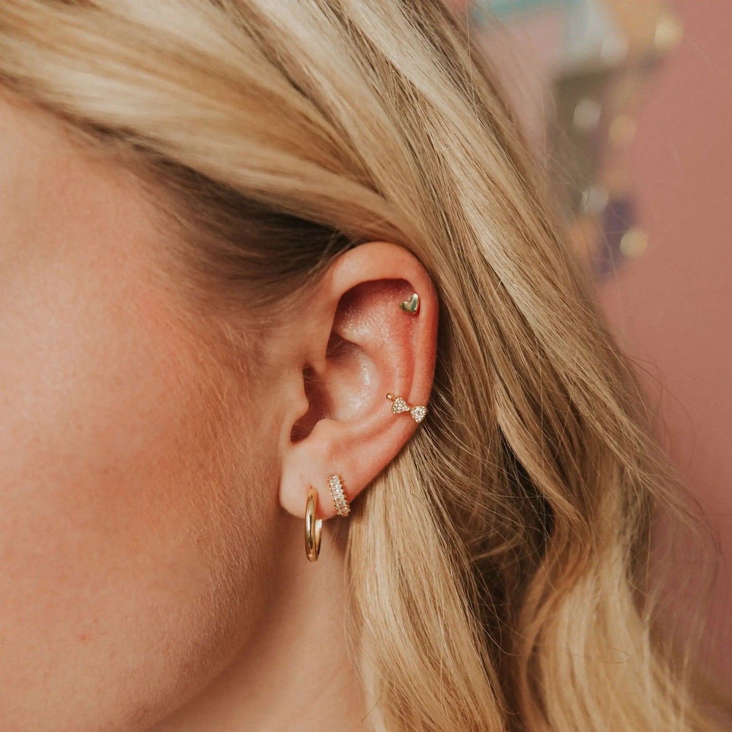 ONLINE EXCLUSIVE - Mini heart studs