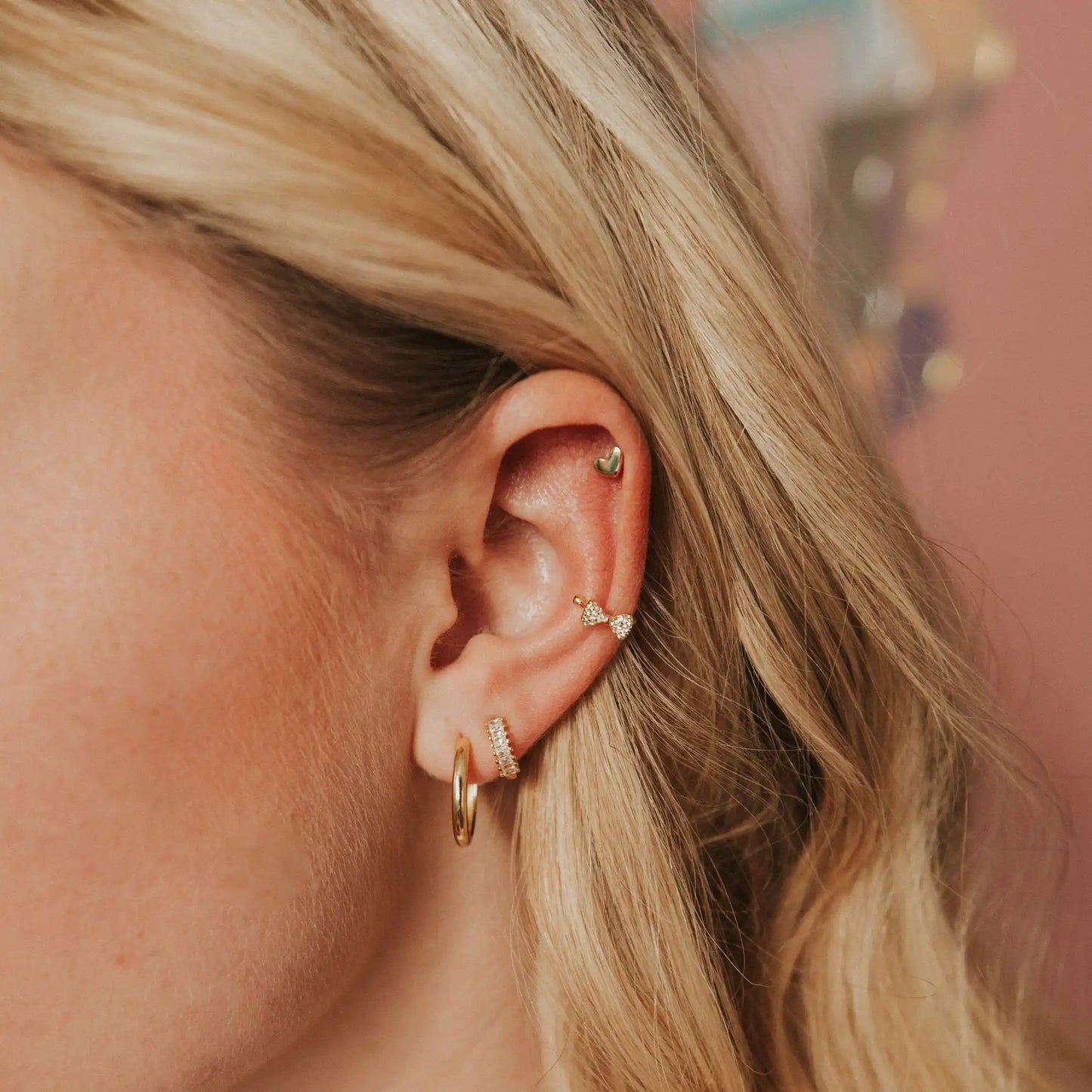 ONLINE EXCLUSIVE - Mini bow ear cuff