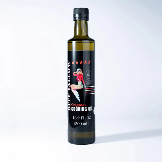 ONLINE EXCLUSIE Premium Grass-Fed Beef Tallow Cooking Oil - Restaurant-Proven | Choose Your Flavor
