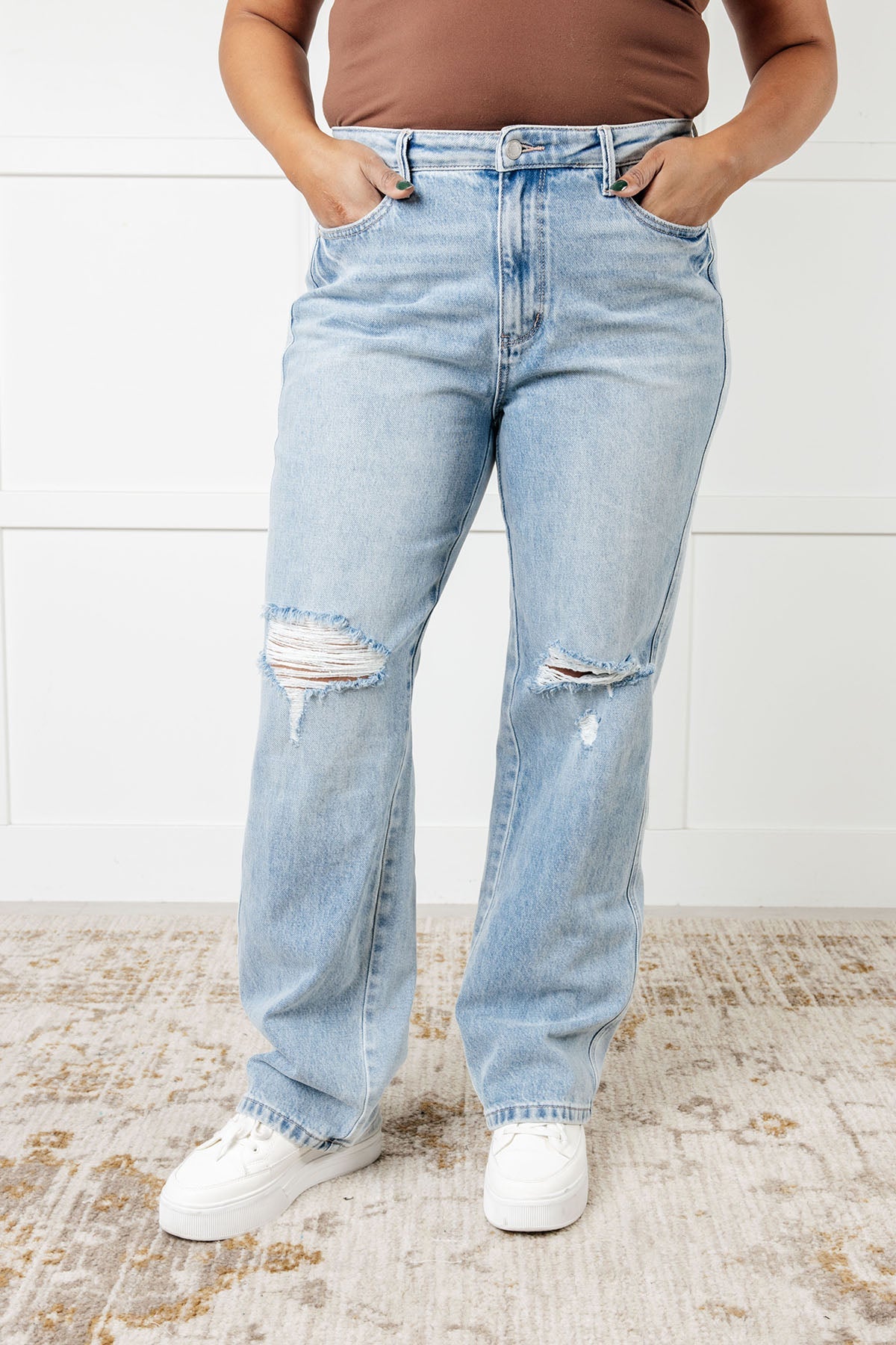 ONLINE EXCLUSIVE Judy blue Patricia High Rise Rigid Magic 90's Straight Jeans