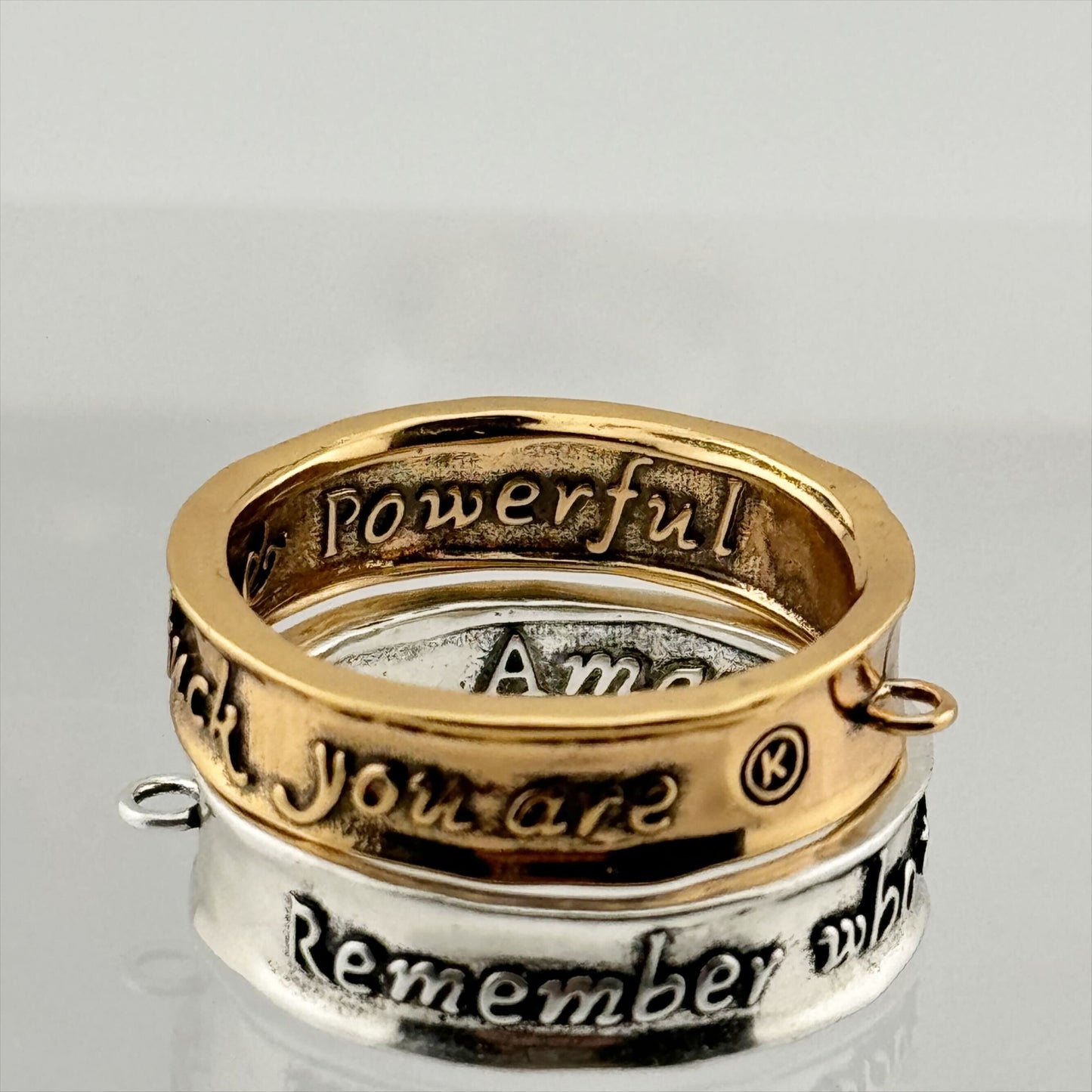 ONLINE EXCLUSIVE - Empowerment ring necklace