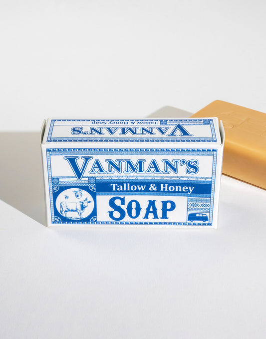 ONLINE EXCLUSIVE VanMan's Tallow & Honey Soap