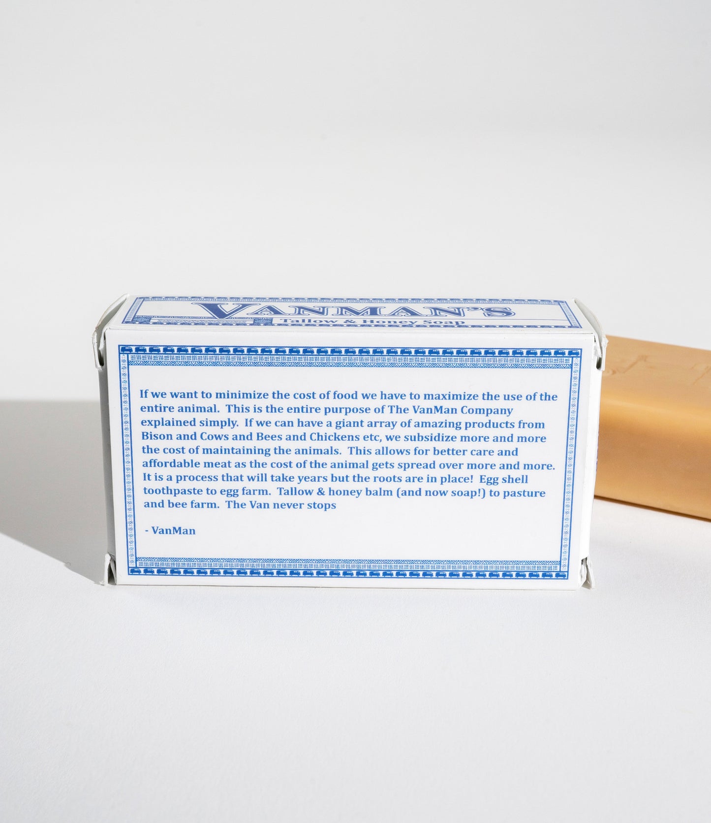 ONLINE EXCLUSIVE VanMan's Tallow & Honey Soap