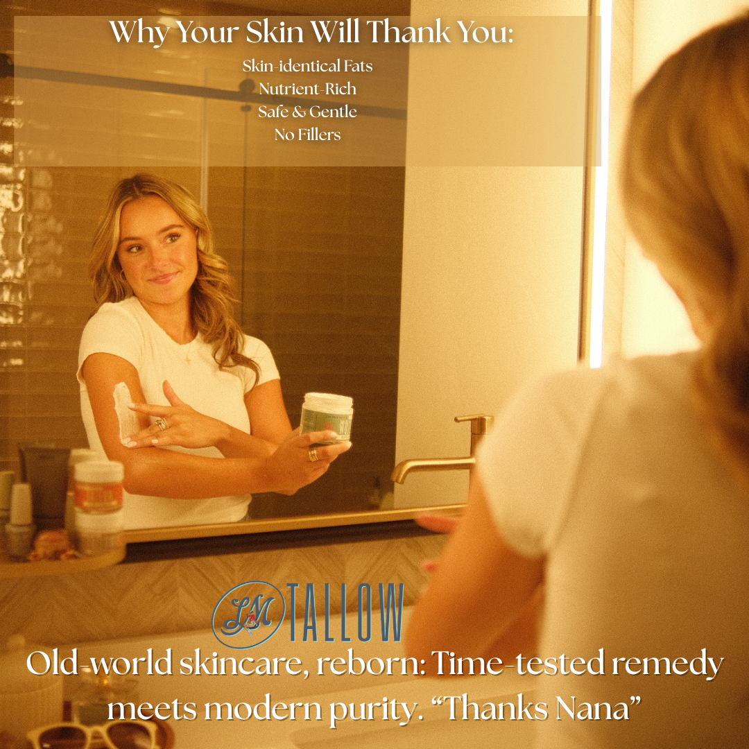 ONLINE EXCLUSIVE Unscented Tallow Lotion – Pure, Preservative-Free One Ingredient Moisturizer by Lady May Tallow