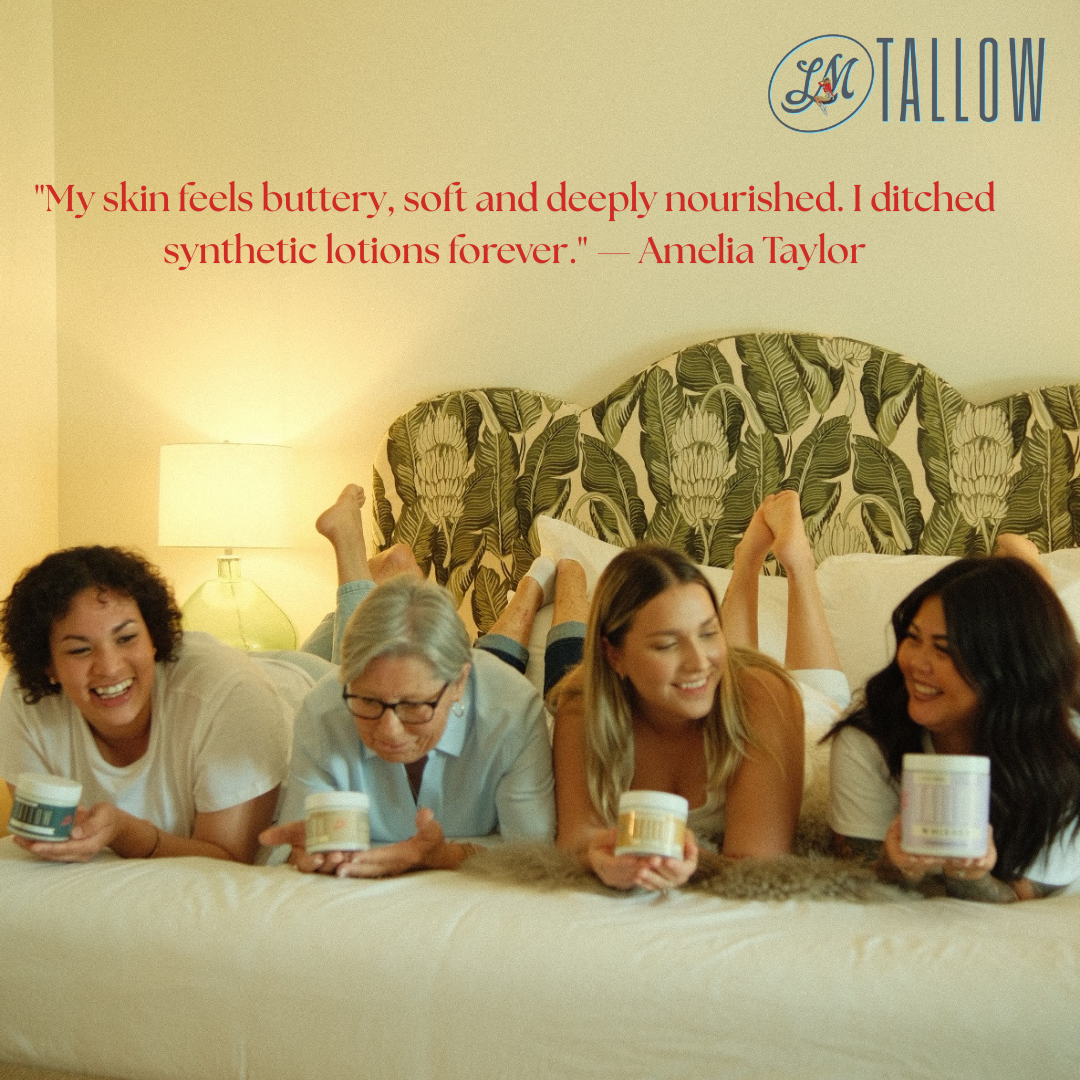 ONLINE EXCLUSIVE Unscented Tallow Lotion – Pure, Preservative-Free One Ingredient Moisturizer by Lady May Tallow