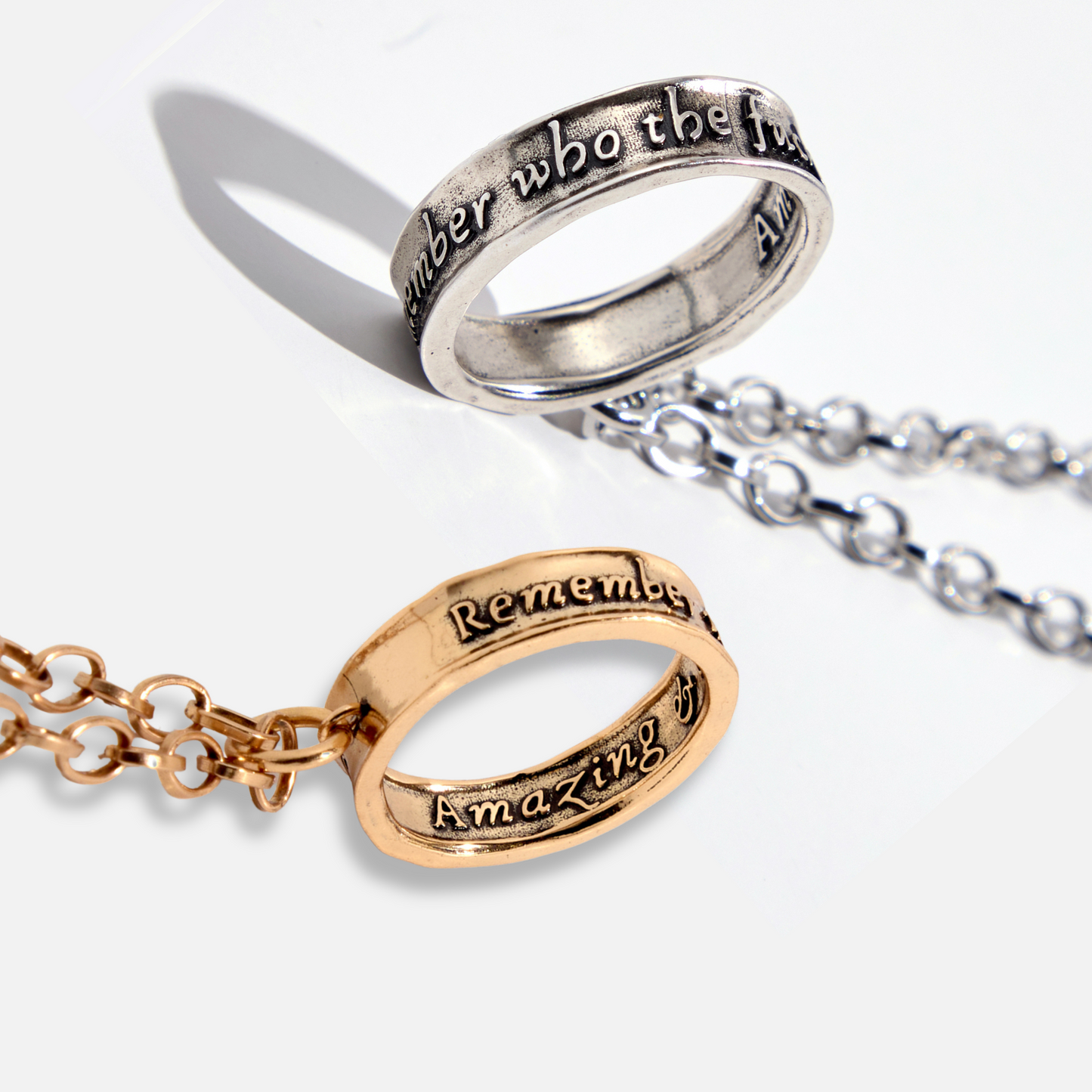 ONLINE EXCLUSIVE - Empowerment ring necklace