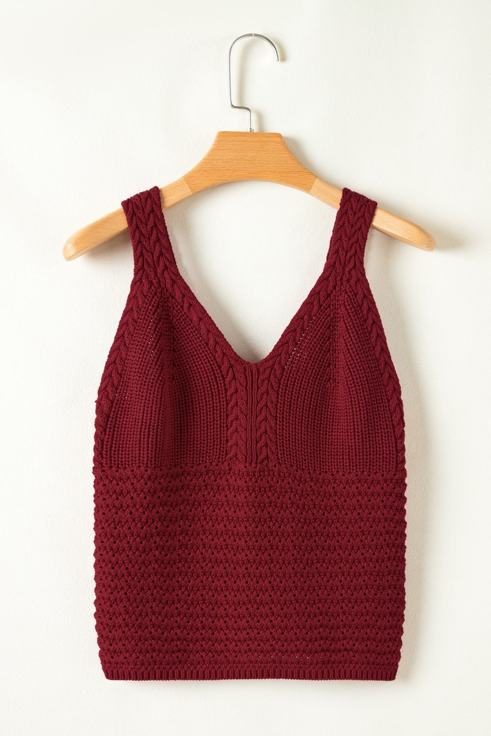 Sara Cable Knit Tank Top