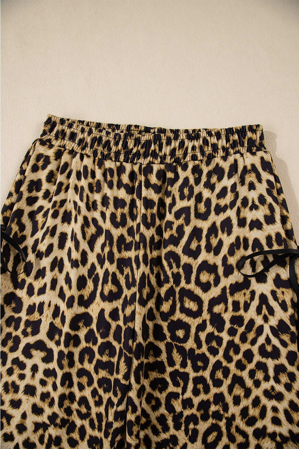 Leopard Bow tie Pants