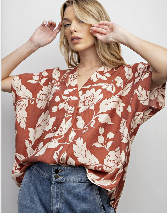 Masie floral print top