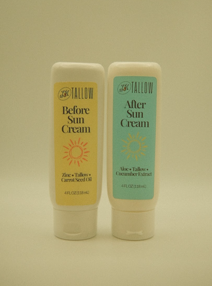 ONLINE EXCLUSIVE Tallow After Sun Cream - Natural Sunburn Relief & Skin Recovery with Calendula, Aloe & Lavender