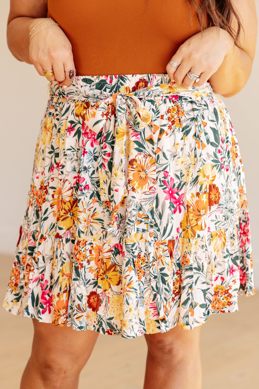 ONLINE EXCLUSIVE Spring Fields Floral Skirt