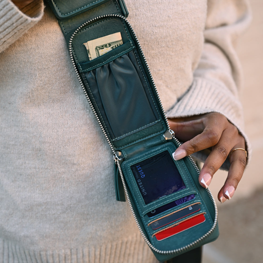 ONLINE EXCLUSIVE Save the girls Zip & Clip phone RFID Strap