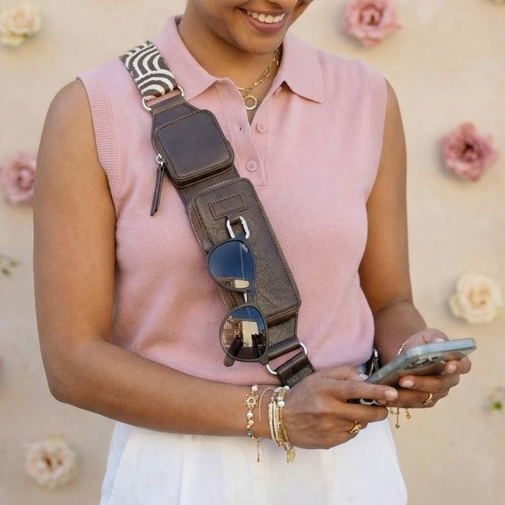 ONLINE EXCLUSIVE Save the girls Zip & Clip phone RFID Strap