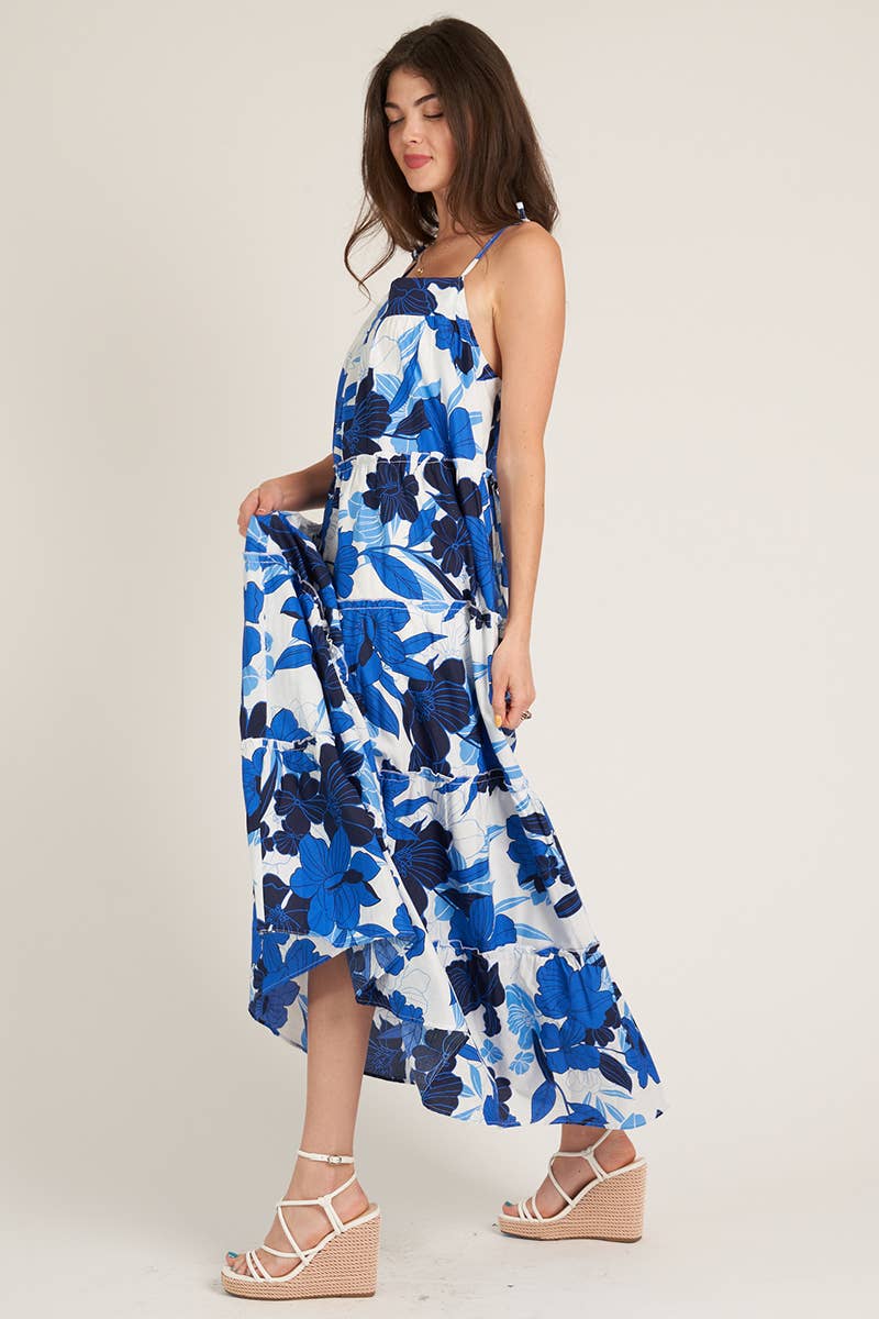 Bonnie Floral Tiered Ruffle Maxi Dress