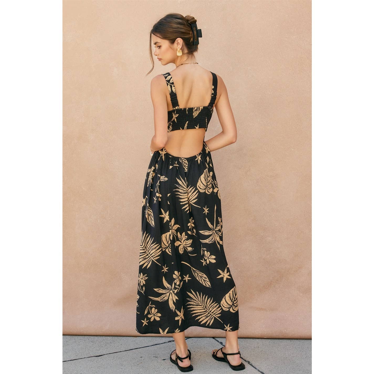 Coconut Kiss Knotted Midi Dress