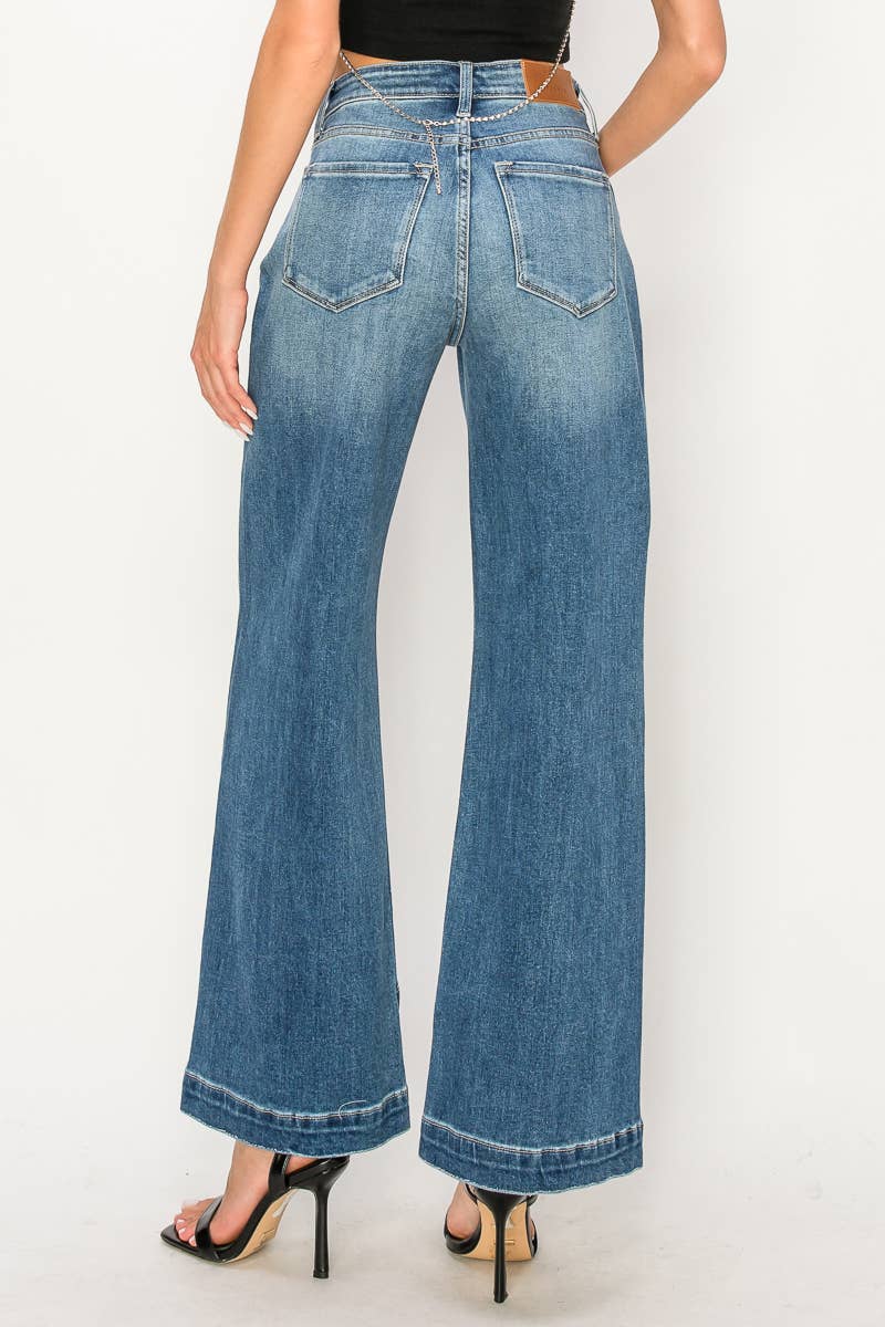 Artemis HIGH RISE RELAXED FLARED LEG JEANS