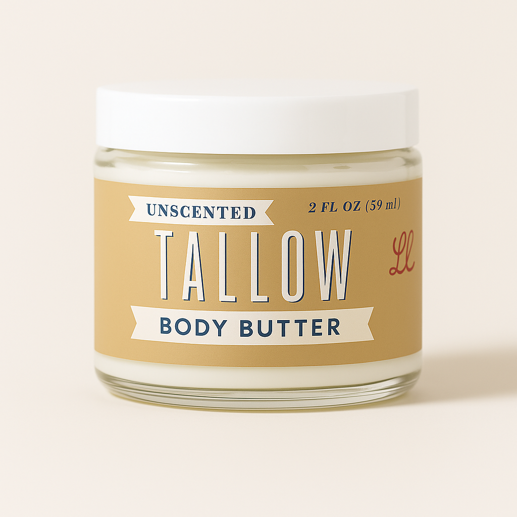 ONLINE EXCLUSIVE Original Tallow Body Butter – Unscented Grass-Fed Beef Tallow Moisturizer | Lady May
