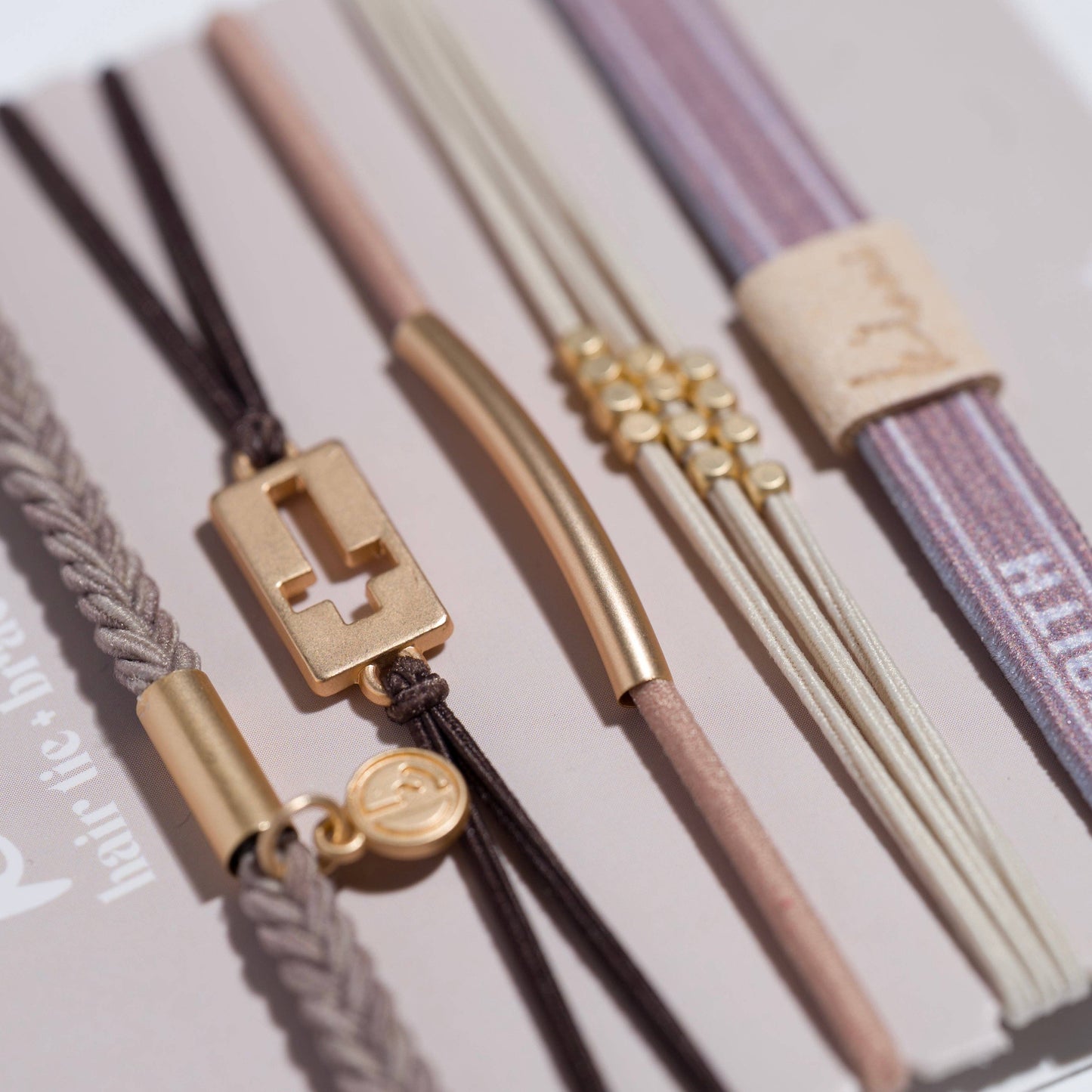 "Faith" Hair Tie Bracelets