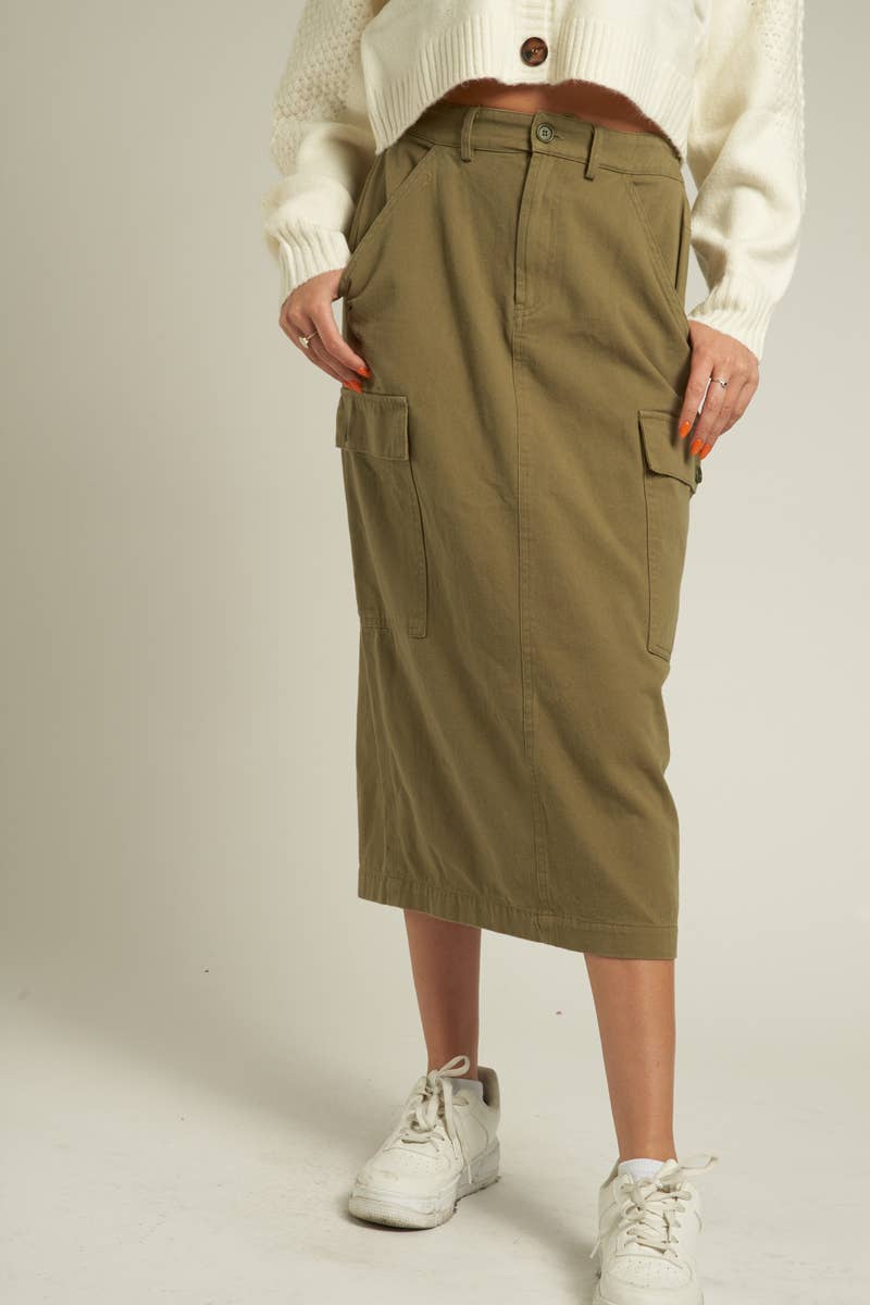 Riverside Cargo Midi Skirt