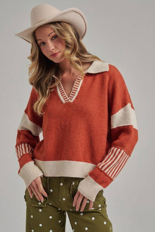 Calli collard sweater
