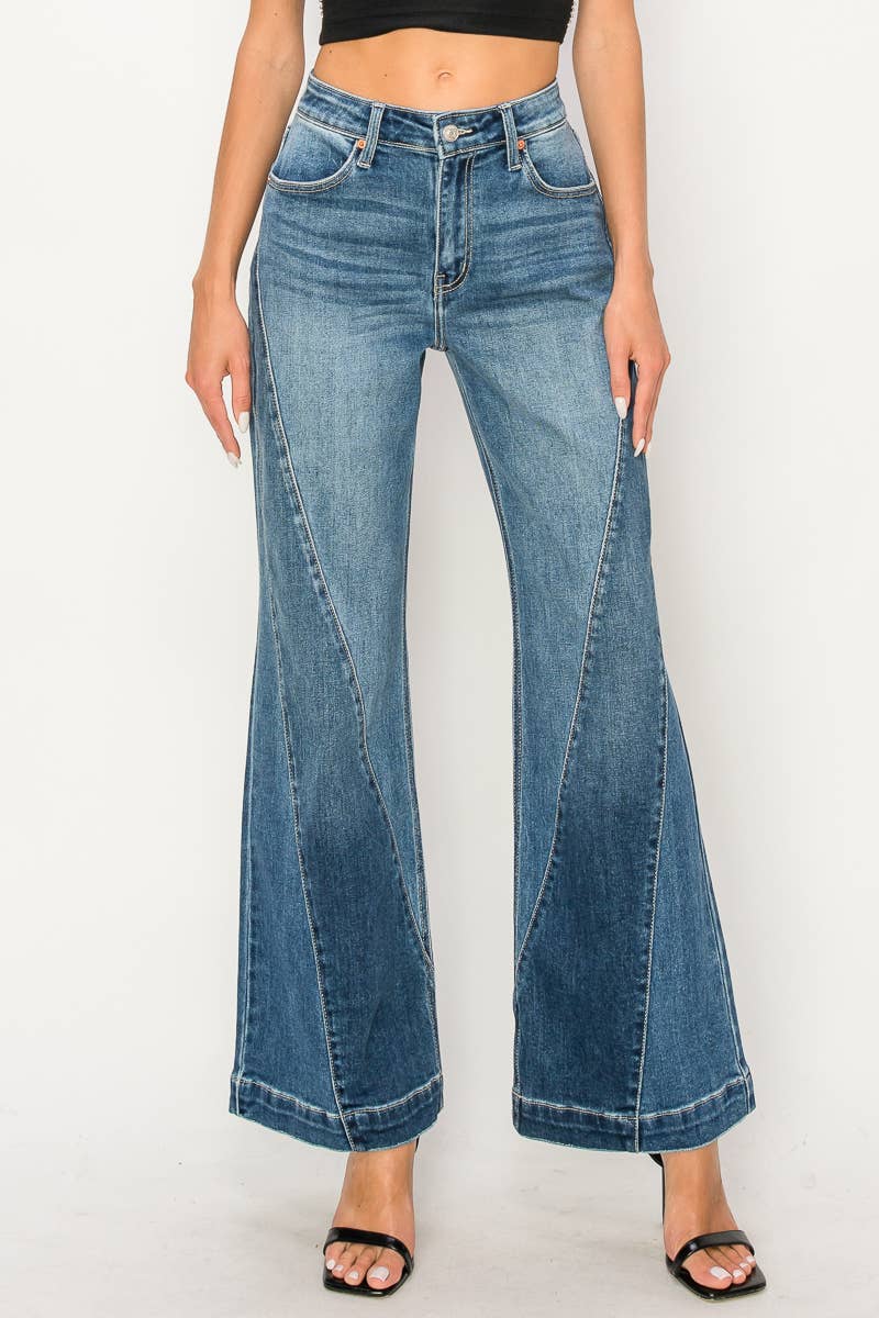 Artemis HIGH RISE RELAXED FLARED LEG JEANS