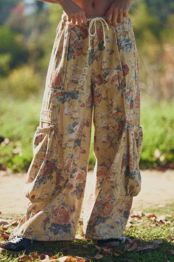 Margo floral print cargo pants