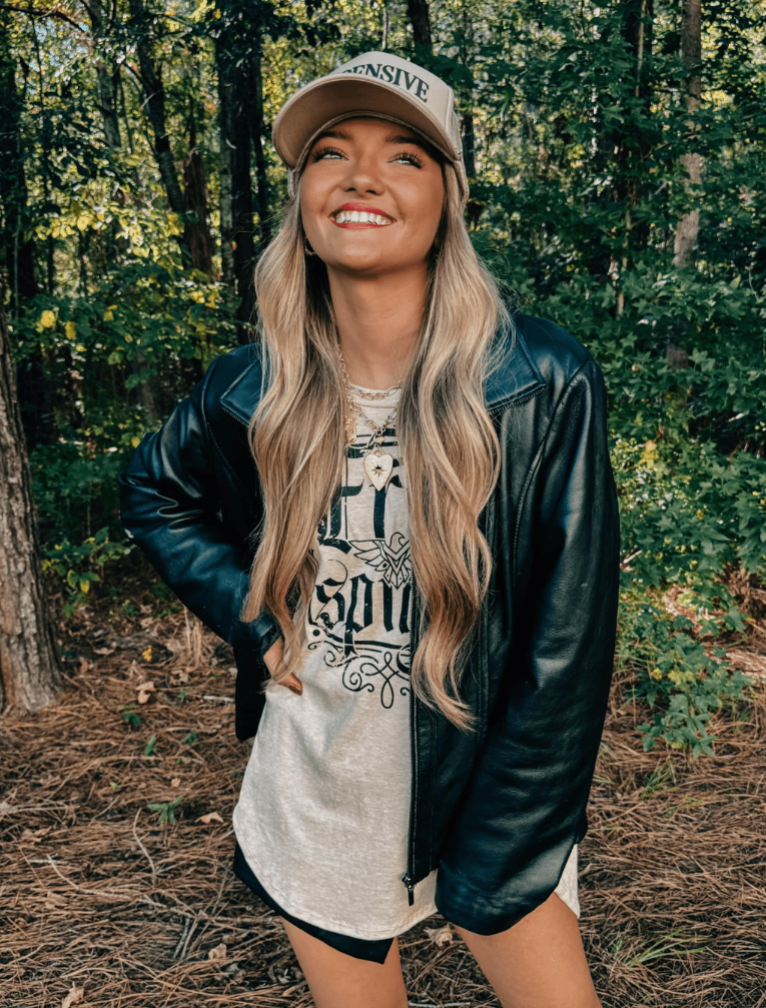 Oversized Free Spirit Scoop Tee