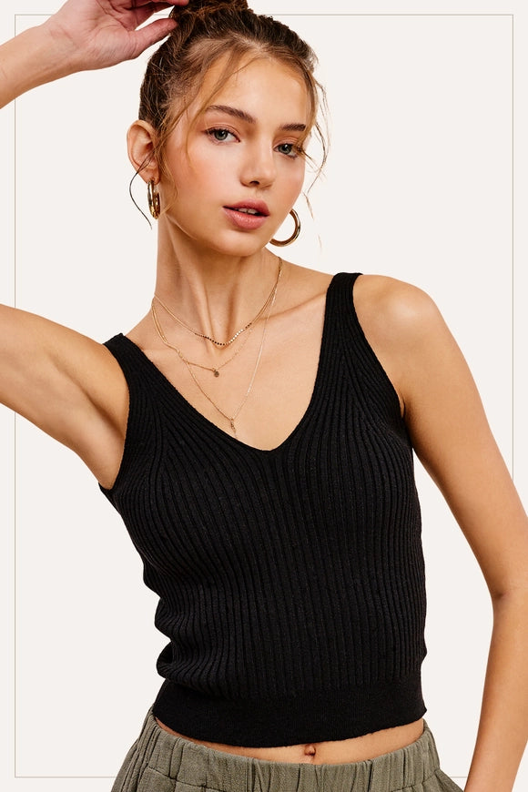 Lina Soft ribbed tank