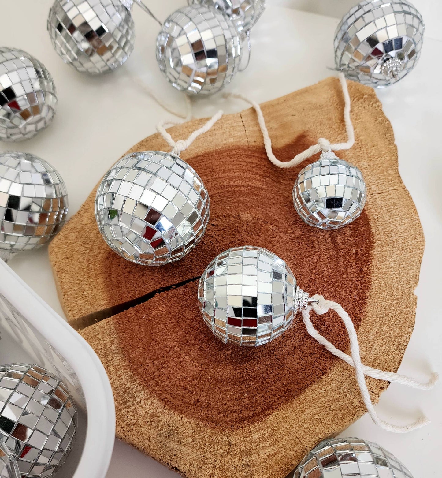 Disco Ball Hanging Car Charms