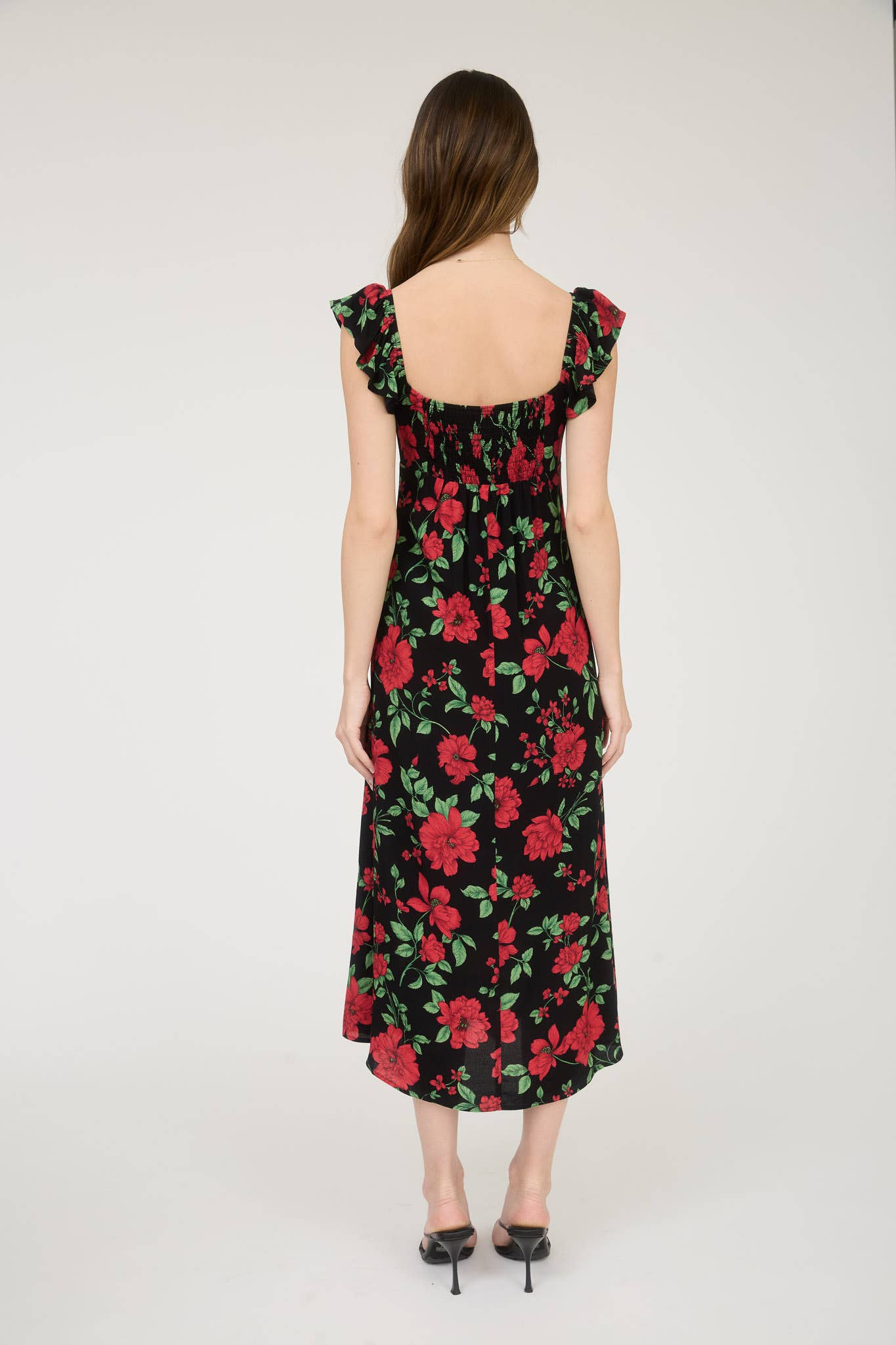 Ryan Floral midi dress